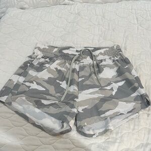 Kanu Surf Women's Gray Camouflage Athletic Shorts 14
